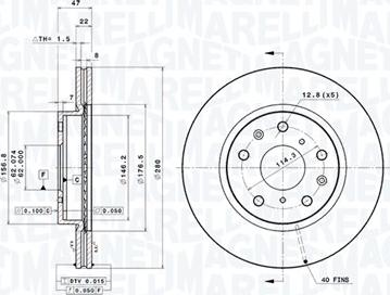 Magneti Marelli 360406070801 - Discofreno autozon.pro