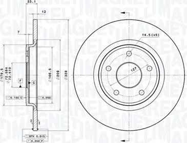 Magneti Marelli 360406140401 - Discofreno autozon.pro