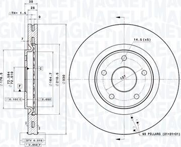 Magneti Marelli 360406159901 - Discofreno autozon.pro