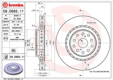 Magneti Marelli 360406169001 - Discofreno autozon.pro