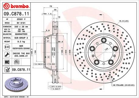 Magneti Marelli 360406161801 - Discofreno autozon.pro