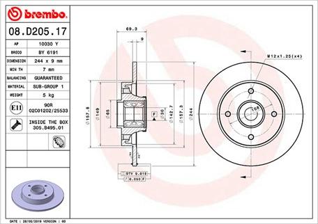 Magneti Marelli 360406162300 - Discofreno autozon.pro