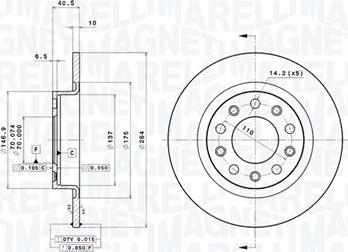 Magneti Marelli 360406104201 - Discofreno autozon.pro