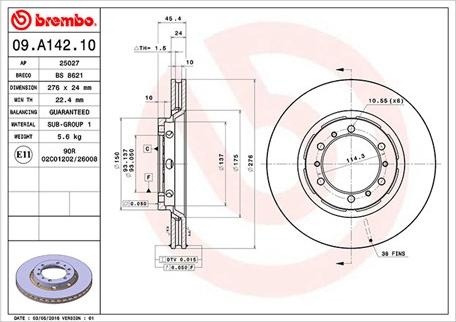 Magneti Marelli 360406105200 - Discofreno autozon.pro