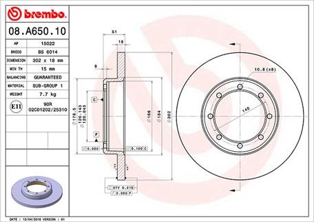 Magneti Marelli 360406106300 - Discofreno autozon.pro