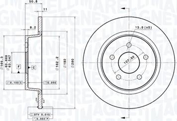 Magneti Marelli 360406108501 - Discofreno autozon.pro