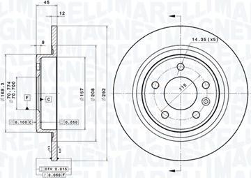 Magneti Marelli 360406107601 - Discofreno autozon.pro