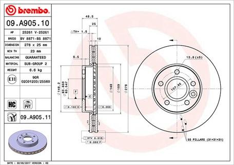 Magneti Marelli 360406107100 - Discofreno autozon.pro