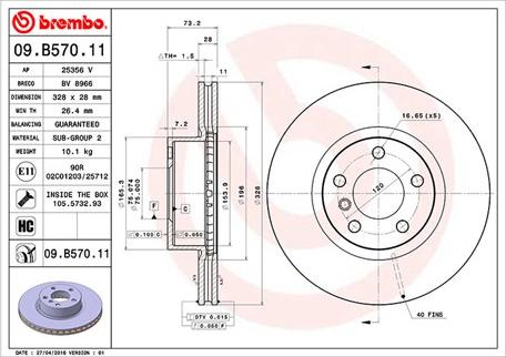 Magneti Marelli 360406119801 - Discofreno autozon.pro