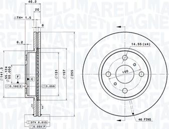 Magneti Marelli 360406115601 - Discofreno autozon.pro