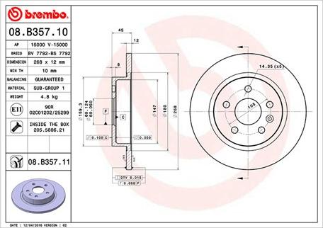 Magneti Marelli 360406110400 - Discofreno autozon.pro