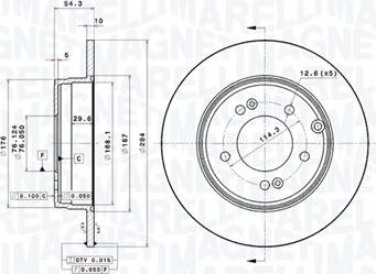 Magneti Marelli 360406118901 - Discofreno autozon.pro