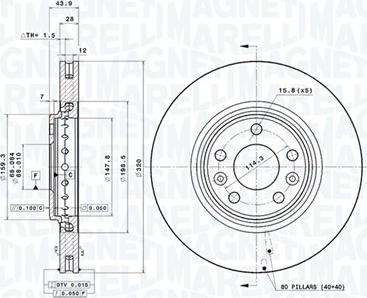 Magneti Marelli 360406112101 - Discofreno autozon.pro