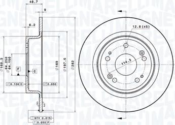 Magneti Marelli 360406117401 - Discofreno autozon.pro