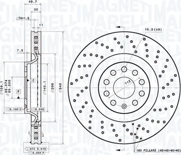 Magneti Marelli 360406185402 - Discofreno autozon.pro