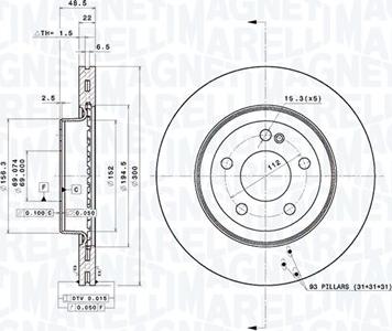 Magneti Marelli 360406181504 - Discofreno autozon.pro