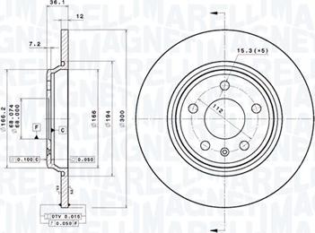 Magneti Marelli 360406183401 - Discofreno autozon.pro