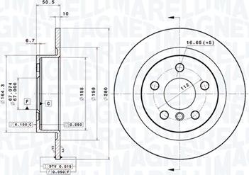 Magneti Marelli 360406182101 - Discofreno autozon.pro