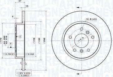 Magneti Marelli 360406139601 - Discofreno autozon.pro