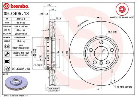 Magneti Marelli 360406130904 - Discofreno autozon.pro