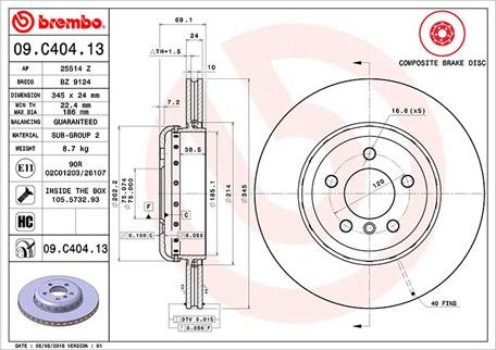 Magneti Marelli 360406130804 - Discofreno autozon.pro