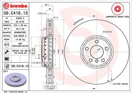 Magneti Marelli 360406131904 - Discofreno autozon.pro