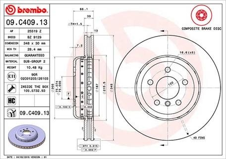 Magneti Marelli 360406131304 - Discofreno autozon.pro