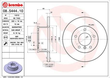 Magneti Marelli 360406124200 - Discofreno autozon.pro