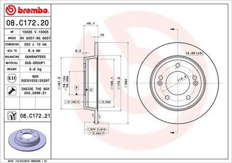 Magneti Marelli 360406121600 - Discofreno autozon.pro