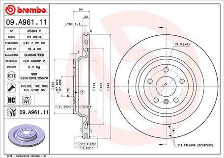 Magneti Marelli 360406122701 - Discofreno autozon.pro