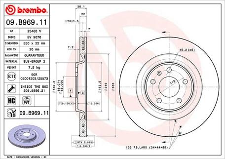 Magneti Marelli 360406127201 - Discofreno autozon.pro