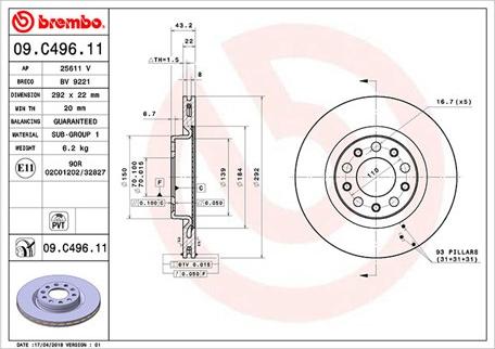 Magneti Marelli 360406127701 - Discofreno autozon.pro