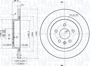 Magneti Marelli 360406214801 - Discofreno autozon.pro