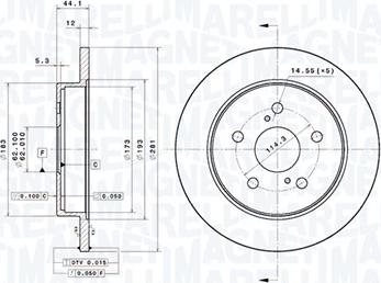 Magneti Marelli 360406214701 - Discofreno autozon.pro