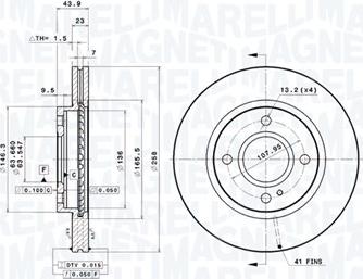 Magneti Marelli 360406210901 - Discofreno autozon.pro