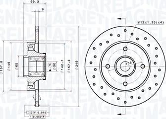 Magneti Marelli 360406218902 - Discofreno autozon.pro