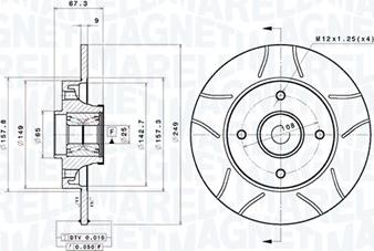 Magneti Marelli 360406221105 - Discofreno autozon.pro