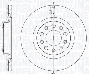 Magneti Marelli 361302040448 - Discofreno autozon.pro