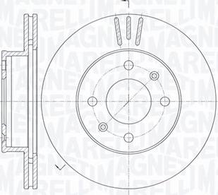 Magneti Marelli 361302040454 - Discofreno autozon.pro