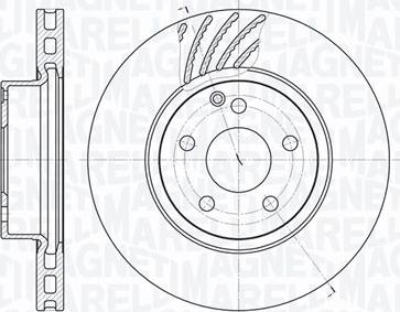 Magneti Marelli 361302040452 - Discofreno autozon.pro