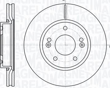 Magneti Marelli 361302040466 - Discofreno autozon.pro