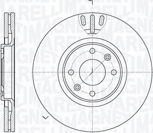 Magneti Marelli 361302040502 - Discofreno autozon.pro