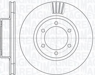 Magneti Marelli 361302040510 - Discofreno autozon.pro