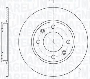 Magneti Marelli 361302040695 - Discofreno autozon.pro