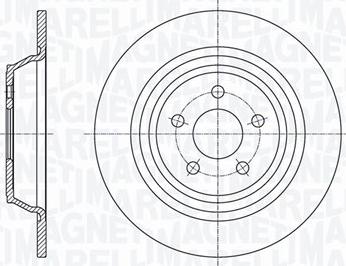 Magneti Marelli 361302040667 - Discofreno autozon.pro