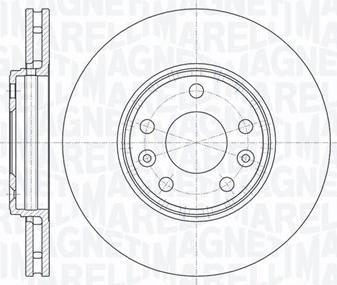 Magneti Marelli 361302040606 - Discofreno autozon.pro