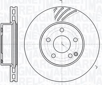 Magneti Marelli 361302040680 - Discofreno autozon.pro