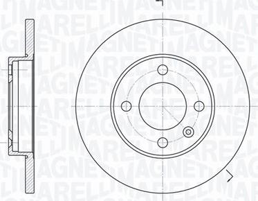 Magneti Marelli 361302040193 - Discofreno autozon.pro