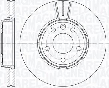 Magneti Marelli 361302040164 - Discofreno autozon.pro