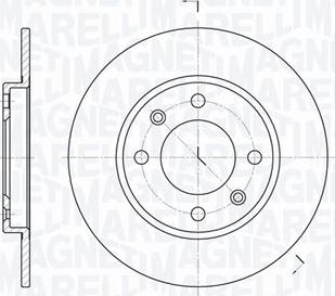 Magneti Marelli 361302040163 - Discofreno autozon.pro